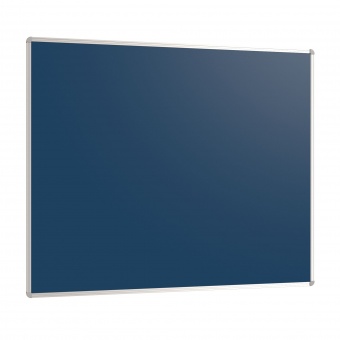 Wandtafel Stahlemaille blau, 120x100 cm, ohne Kreideablage, 